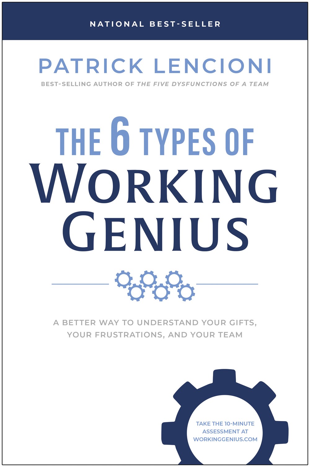 The 6 Types of Working Genius cover image